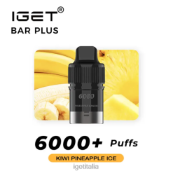 IEGT Vape bar plus cialda 6000 puff 402NX270 ghiaccio al kiwi e ananas
