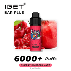 IEGT Vape Italia barra più 6000 sbuffi 402NX243 melograno ciliegia